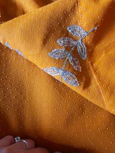 Elegant Orange Saree