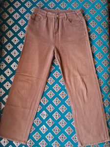 Brown Straight Pants