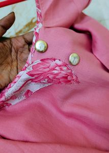 Pretty Pink Kurtha Set