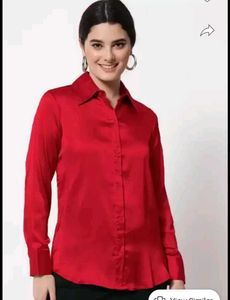Red Party Wear Shirt