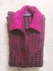 Burgundy  Cardigan+ Gift 🎁