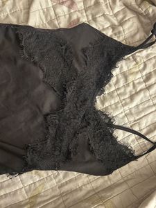 Lace Trim Bodysuit