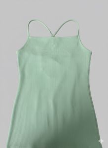 Mint Green Ribbed Dress