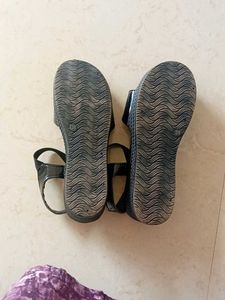 Girls Black Sandals