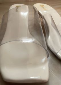 Stylish Clear Strap Flats