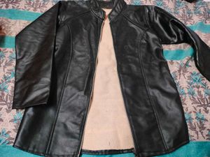 Black Faux Leather Jacket