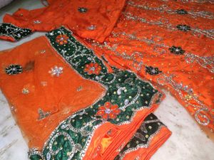 Beautiful 🤩 Embroidery Work Lehenga 💖