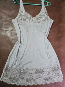 Vintage Lace Trim Slip Lingerie