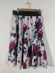 Floral Print Skirt