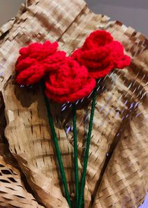 3 Crochet Flower