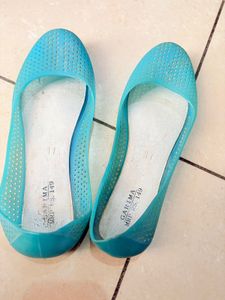 Garima Blue Flats—
