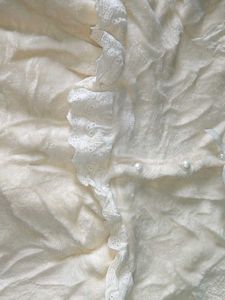 Ivory Lace Trimmed Top