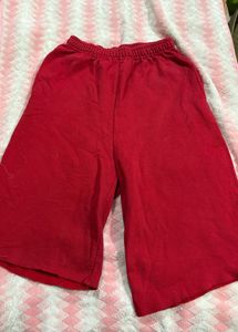 Red Casual Shorts
