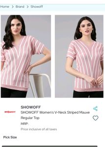 Mouve Colour Top For Lsize