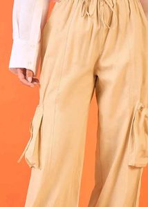 Beige Colour Trendy Jogger