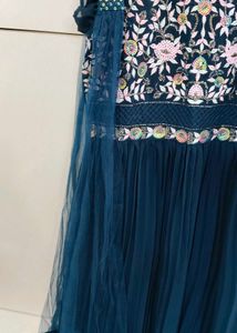 Partywear Gown With Stylish Dupatta For Women