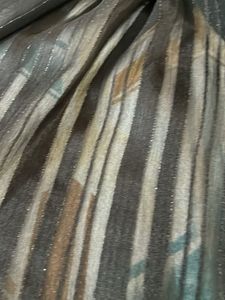 Black Shining Stripes Hijab