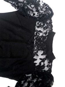 Black Net Dress For Party