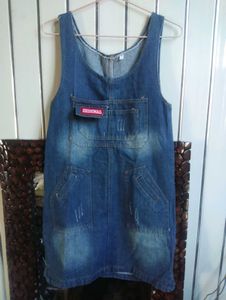 Denim One-piece Dress