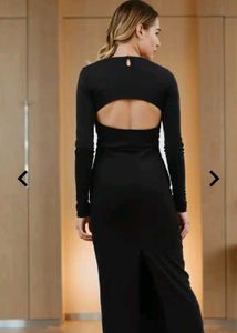 Chic Black Cutout Maxi Dress