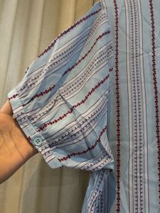 Striped Casual Top/ short kurti