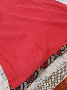 New Red Bohemian Sleeveless Kurta