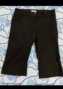 Mid Rise Trouser Style Capri