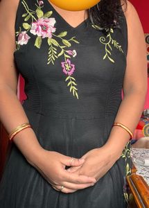Floral Embroidered Dress