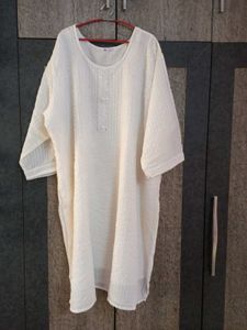Elegant Plus size White Kurta