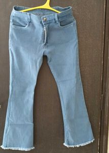 Denim Boot Cut Jeans