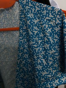 Floral Tie-Front And Back Top
