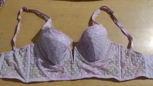 Lilac Polka Dot Bra