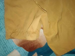 Mustard Crop Top.        cash only