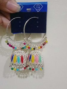 Colorful Jhumka Earrings
