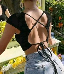 Black Crop Top