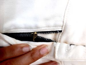White Colour High Waist Jeans
