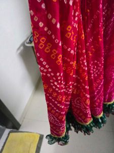 Heavy Bandhani Gharara Kurta Set