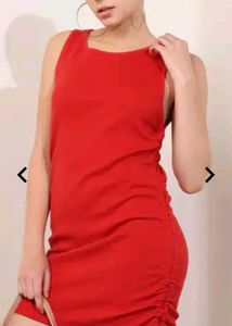 Red Bodycon Mini Dress
