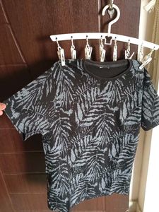 Leaf Print Casual T-Shirt