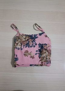 Floral Pink Tank Top