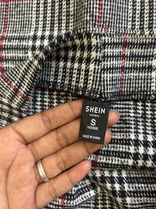 Unused Shein Checkered Mini Skirt