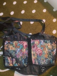 Savana Floral Tapestry Corset Top