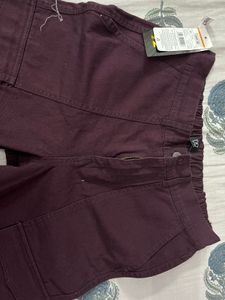 Burgundy Cargo Pants