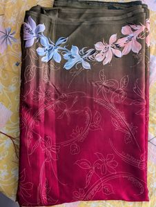 Satin Saree