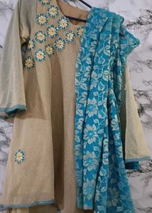 Beautiful Dress With Plazo