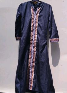 Elegant Navy Blue Kurta