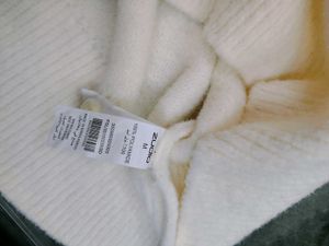Cozy White Knit Sweater