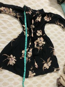 Black Floral Dress For 12-13 Year Old Girls