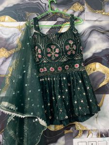 Bottle Green Shrara Set