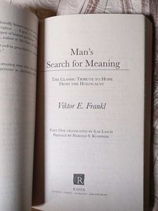 Man&#39;s Search For Meaning by Viktor Frankl